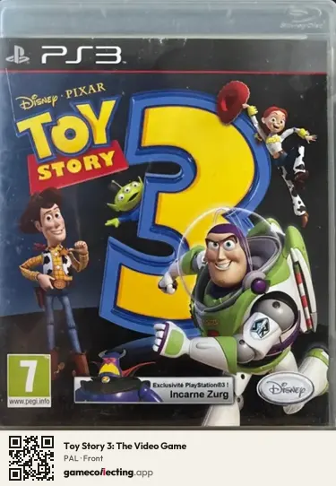 Toy Story 3: The Video Game PlayStation 3, PAL box front