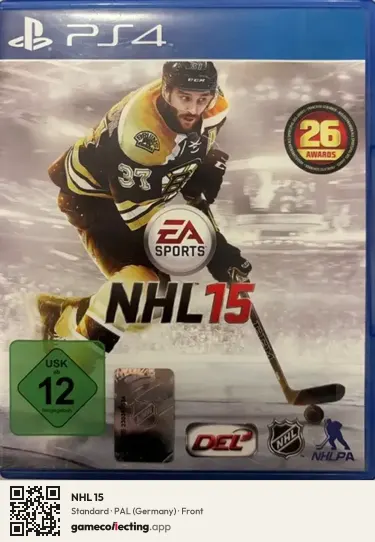 NHL 15 PlayStation 4, Germany box front