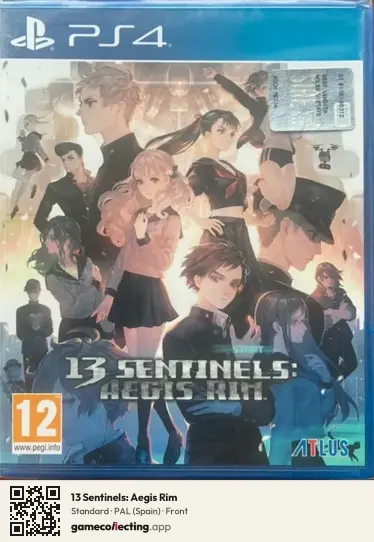 13 Sentinels: Aegis Rim PlayStation 4, Spain box front