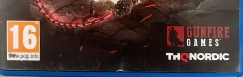 Darksiders III, the PEGI square on its front