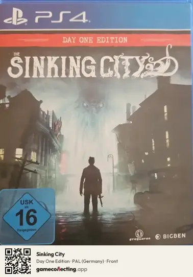 Sinking City PlayStation 4, Germany box front