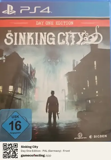 Sinking City PlayStation 4, Germany box front