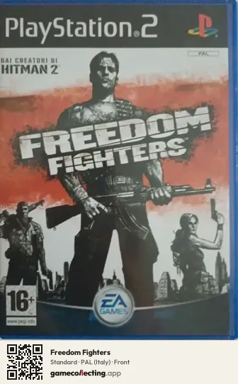 Freedom Fighters PlayStation 2, Italy box front