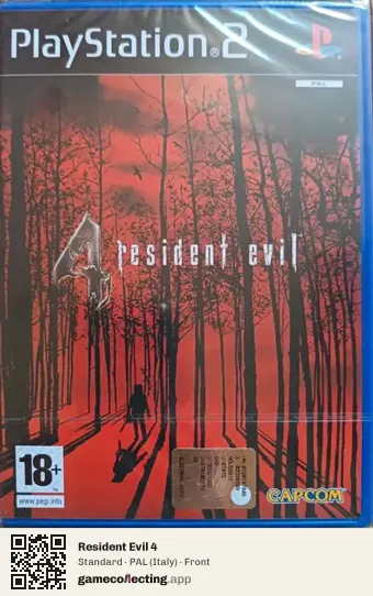 Resident Evil 4 PlayStation 2, Italy box front