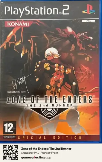 Zone of the Enders: The 2nd Runner PlayStation 2, France box front