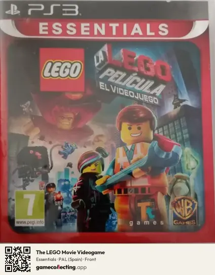 The LEGO Movie Videogame PlayStation 3, Spain box front