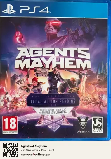 Agents of Mayhem PlayStation 4, PAL box front