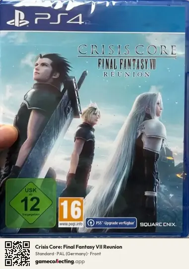 Crisis Core: Final Fantasy VII Reunion PlayStation 4, Germany box front