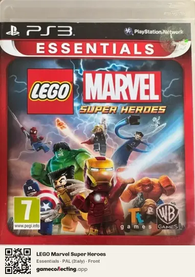 LEGO Marvel Super Heroes PlayStation 3, Italy box front