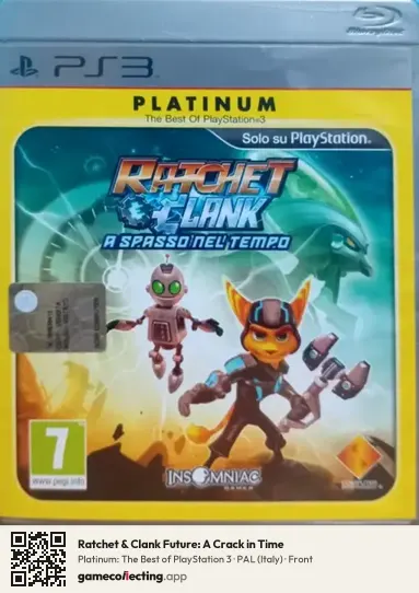 Ratchet & Clank Future: A Crack in Time PlayStation 3, Italy box front