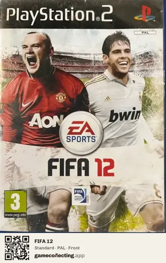 FIFA 12 PlayStation 2, PAL box front