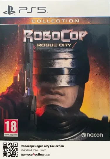 Robocop: Rogue City Collection PlayStation 5, PAL box front