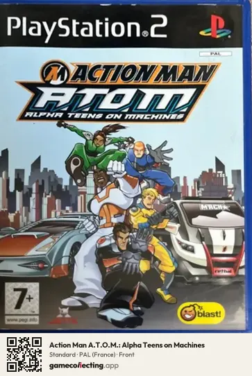 Action Man A.T.O.M.: Alpha Teens on Machines PlayStation 2, France box front