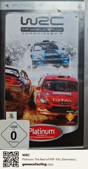 WRC PlayStation Portable, Germany box front