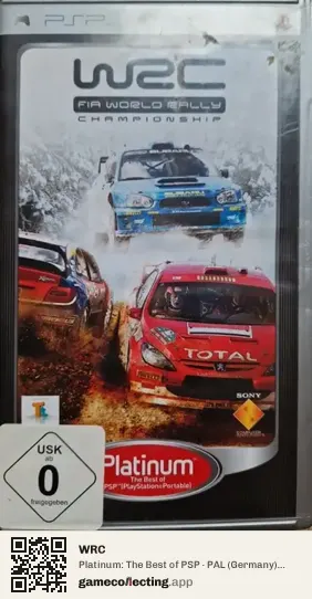 WRC PlayStation Portable, Germany box front