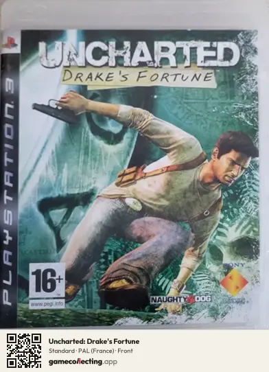 Uncharted: Drake's Fortune PlayStation 3, France box front