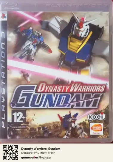 Dynasty Warriors: Gundam PlayStation 3, Italy box front