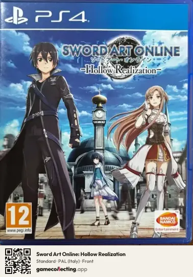 Sword Art Online: Hollow Realization PlayStation 4, Italy box front