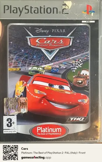 Cars PlayStation 2, Italy box front