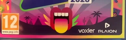 Let's Sing 2026, the PEGI square on its front