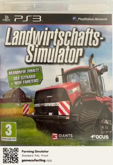 Farming Simulator PlayStation 3, PAL box front