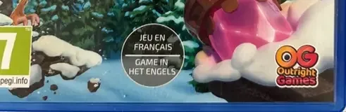 Ice Age: Scrat's Nutty Adventure, the PEGI square on its front