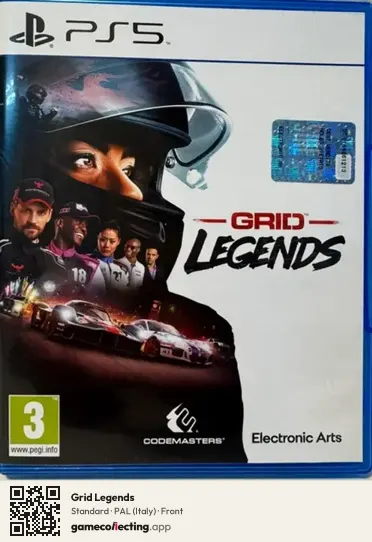 Grid Legends PlayStation 5, Italy box front
