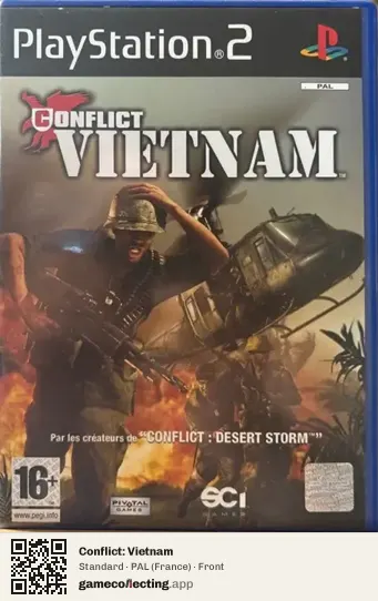 Conflict: Vietnam PlayStation 2, France box front