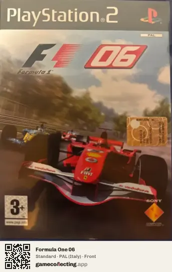 Formula One 06 PlayStation 2, Italy box front