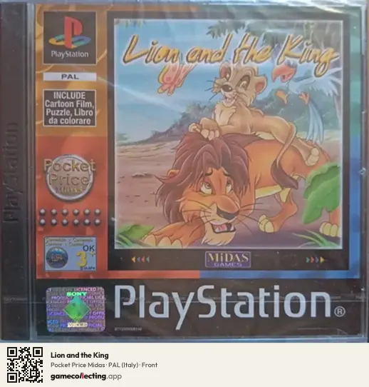 Lion and the King PlayStation, Italy box front
