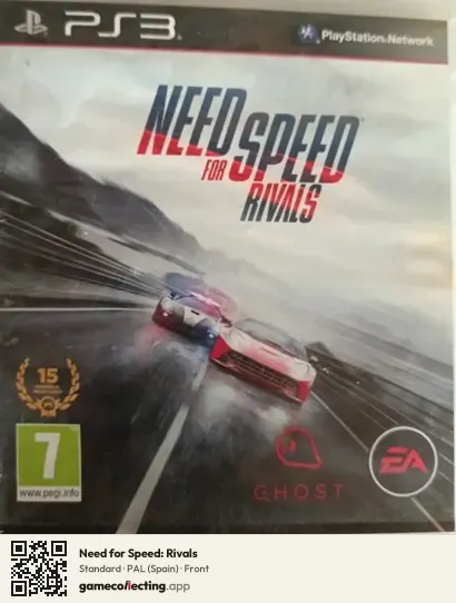 Need for Speed: Rivals PlayStation 3, Spain box front