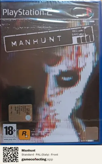 Manhunt PlayStation 2, Italy box front