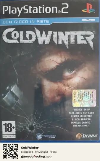 Cold Winter PlayStation 2, Italy box front