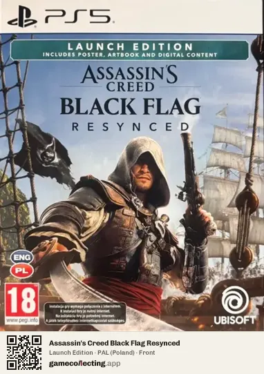Assassin's Creed Black Flag Resynced PlayStation 5, Poland box front