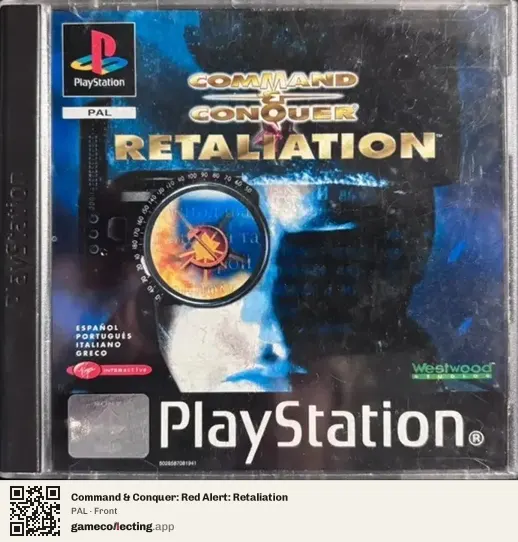 Command & Conquer: Red Alert: Retaliation PlayStation, PAL box front