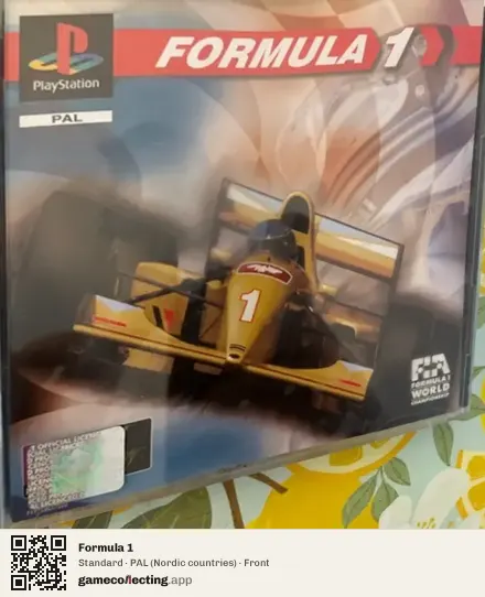 Formula 1 PlayStation, Nordic countries box front