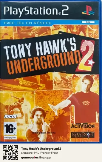 Tony Hawk's Underground 2 PlayStation 2, France box front