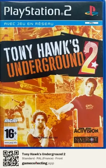 Tony Hawk's Underground 2 PlayStation 2, France box front