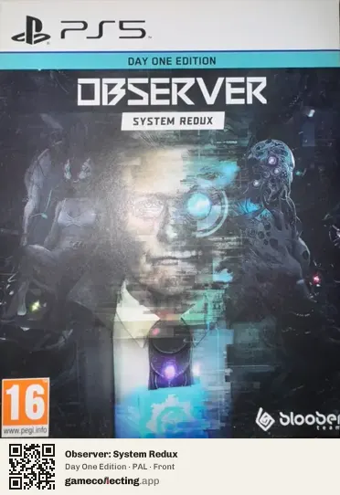 Observer: System Redux PlayStation 5, PAL box front