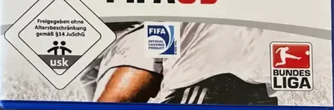 FIFA 09, the USK square on its front