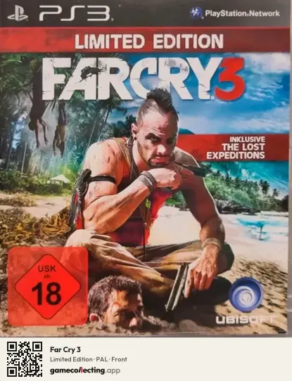 Far Cry 3 PlayStation 3, PAL box front