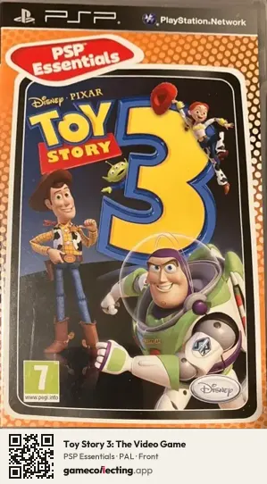 Toy Story 3: The Video Game PlayStation Portable, PAL box front
