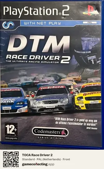 TOCA Race Driver 2 PlayStation 2, Netherlands box front