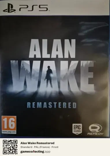 Alan Wake Remastered PlayStation 5, France box front