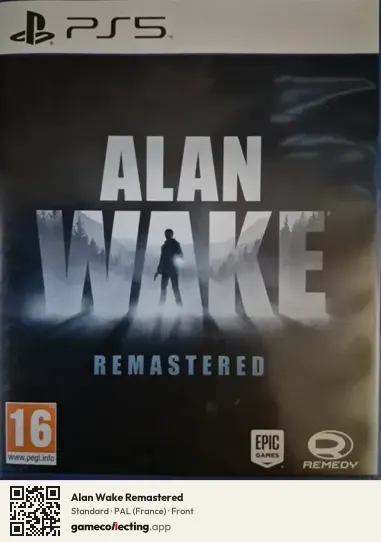 Alan Wake Remastered PlayStation 5, France box front