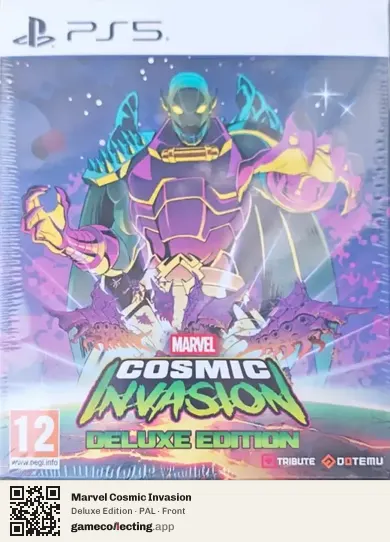 Marvel Cosmic Invasion PlayStation 5, PAL box front
