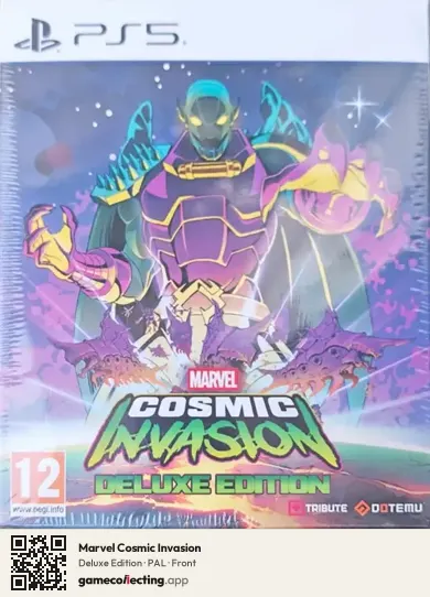 Marvel Cosmic Invasion PlayStation 5, PAL box front