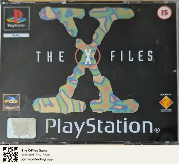 The X-Files Game PlayStation, PAL box front