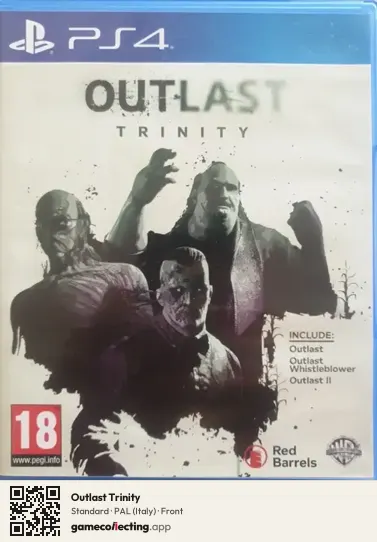 Outlast Trinity PlayStation 4, Italy box front