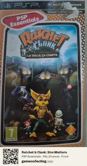 Ratchet & Clank: Size Matters PlayStation Portable, France box front